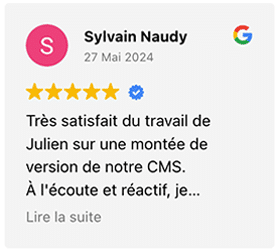 Avis Google – Sylvain Naudy