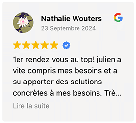 Avis Google – Nathalie Wouters