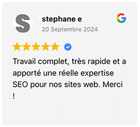 Avis Google – stephane e